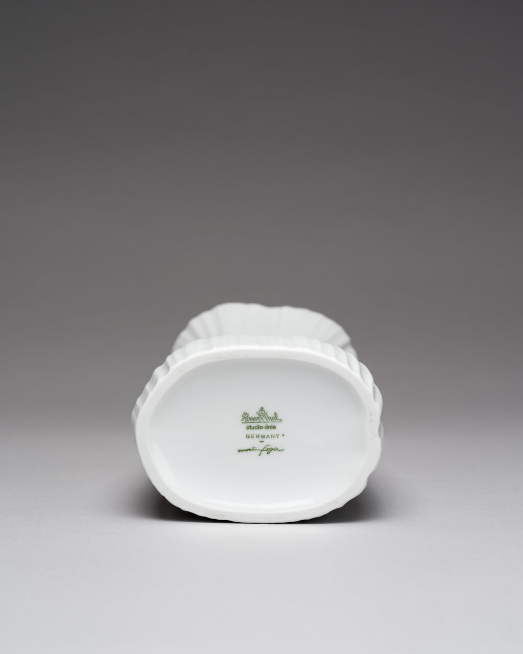 "Plissée" Porcelain Duo – Martin Freyer for Rosenthal, design 1968