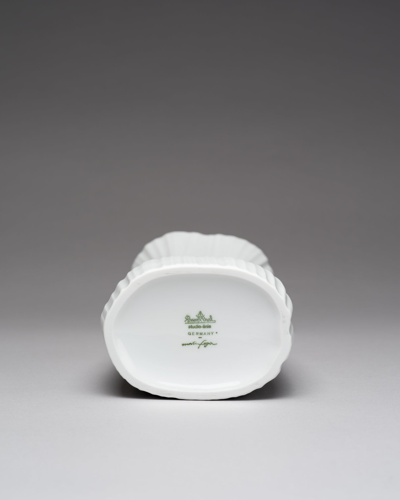 "Plissée" Porcelain Duo – Martin Freyer for Rosenthal, design 1968