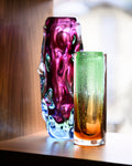 Czech Art Glass Vase Duo – Jan Beranek &  Frantisek Vizner, 1959–70s
