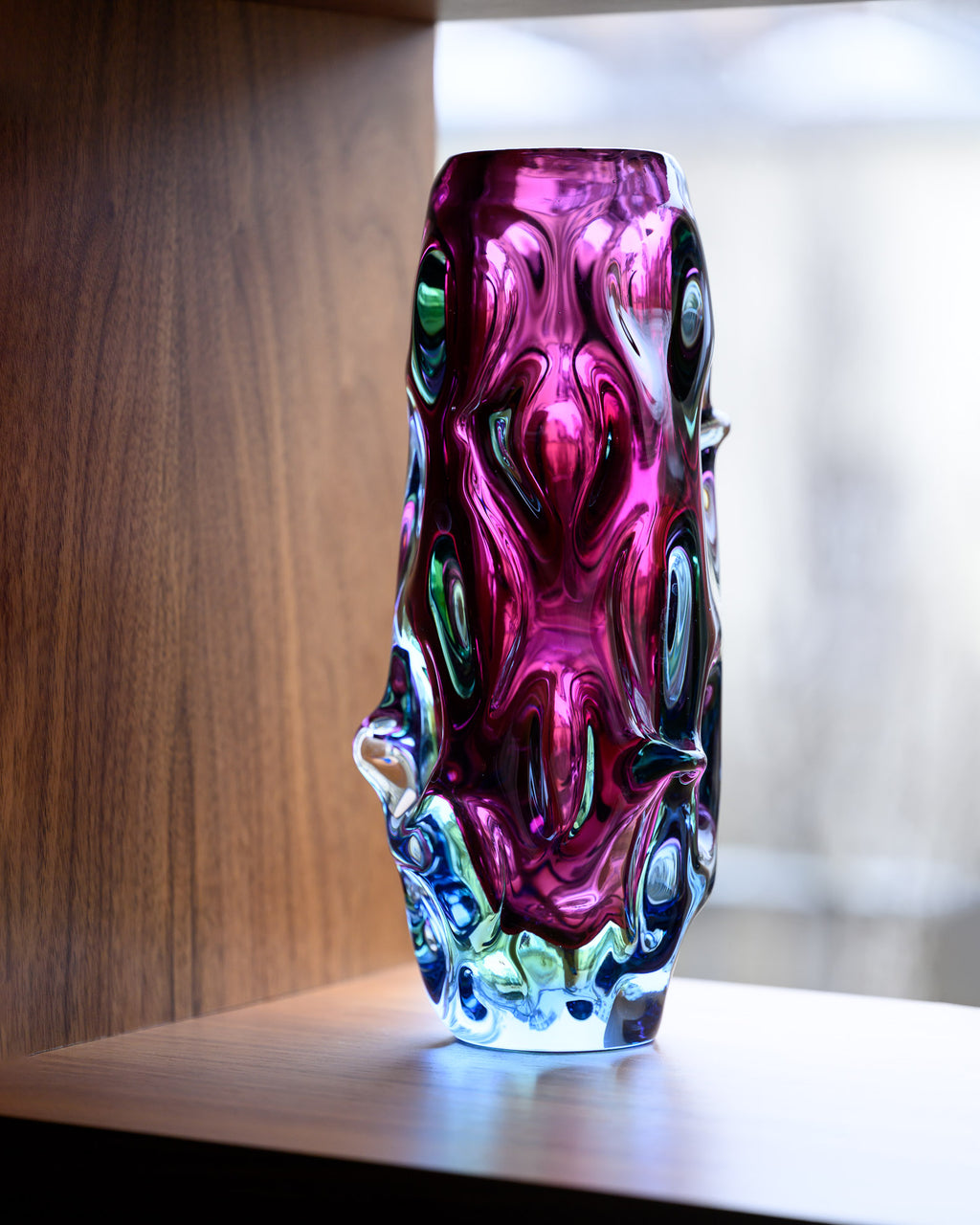 Czech Art Glass Vase Duo – Jan Beranek &  Frantisek Vizner, 1959–70s