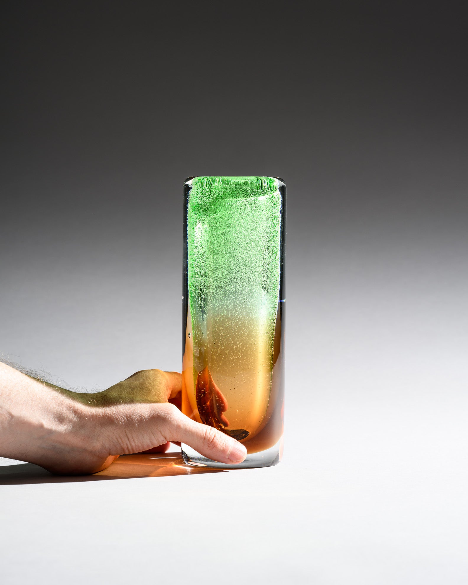 Czech Art Glass Vase Duo – Jan Beranek &  Frantisek Vizner, 1959–70s