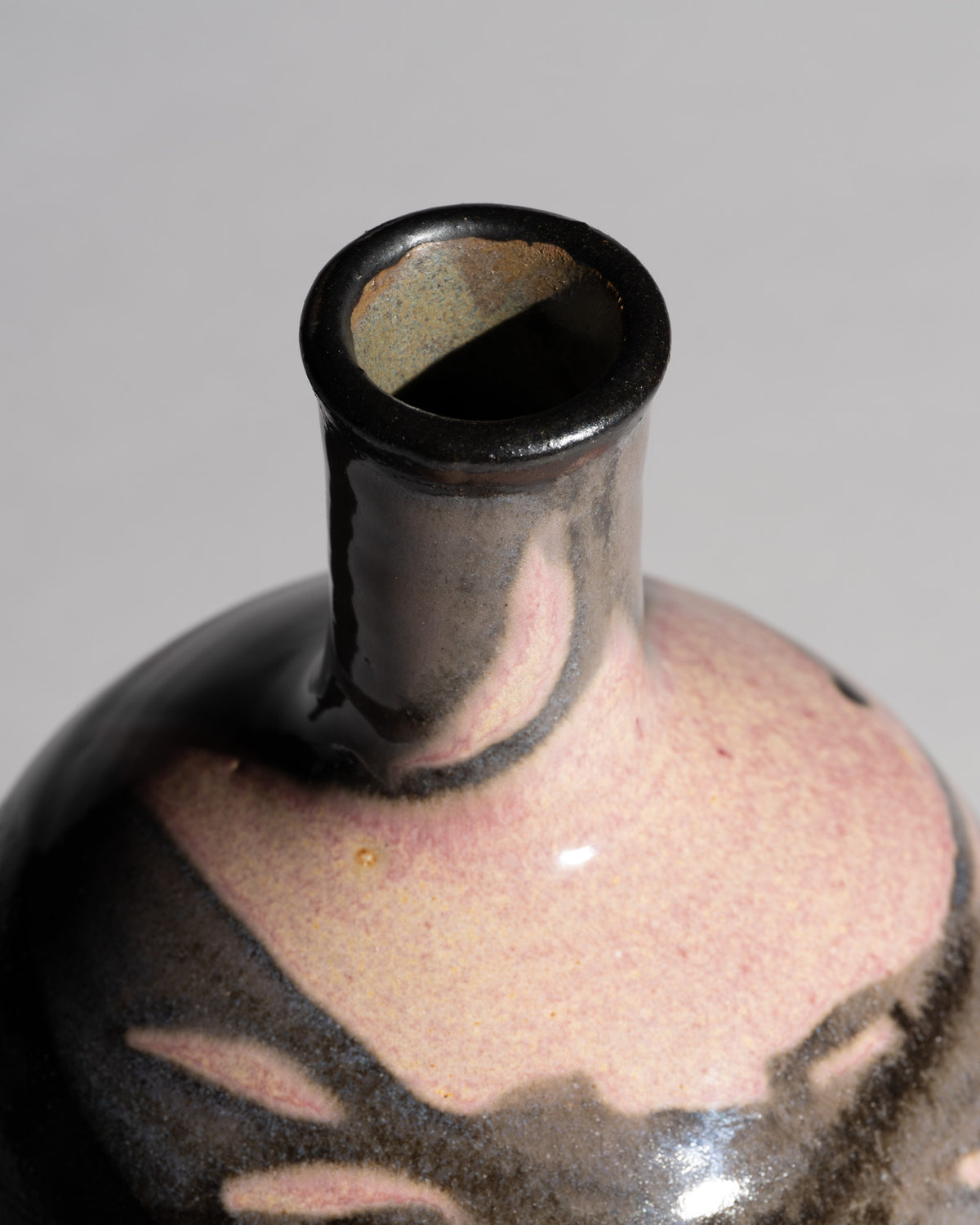 Painterly Studio Pottery Vase – Wolf-Diether Pölloth, Late 20th Century