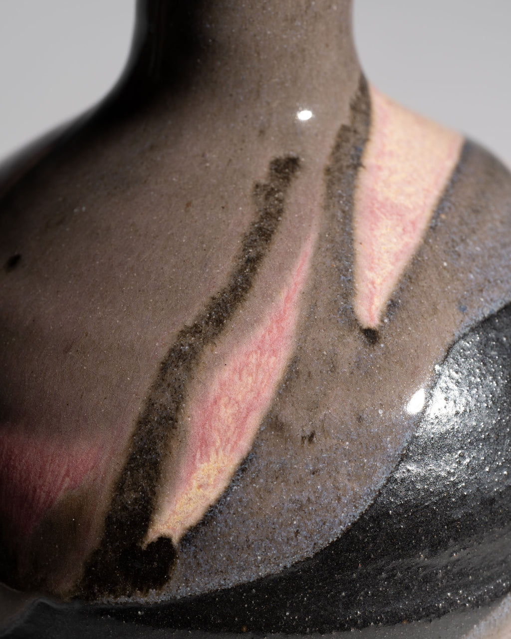 Painterly Studio Pottery Vase – Wolf-Diether Pölloth, Late 20th Century