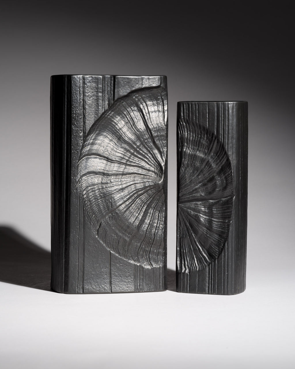 Amoniten Porcelaine Noire Duo - Martin Freyer for Rosenthal, 1970s
