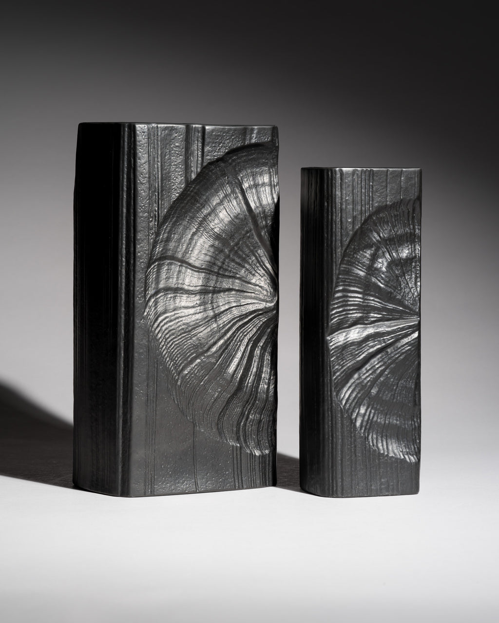 Amoniten Porcelaine Noire Duo - Martin Freyer for Rosenthal, 1970s