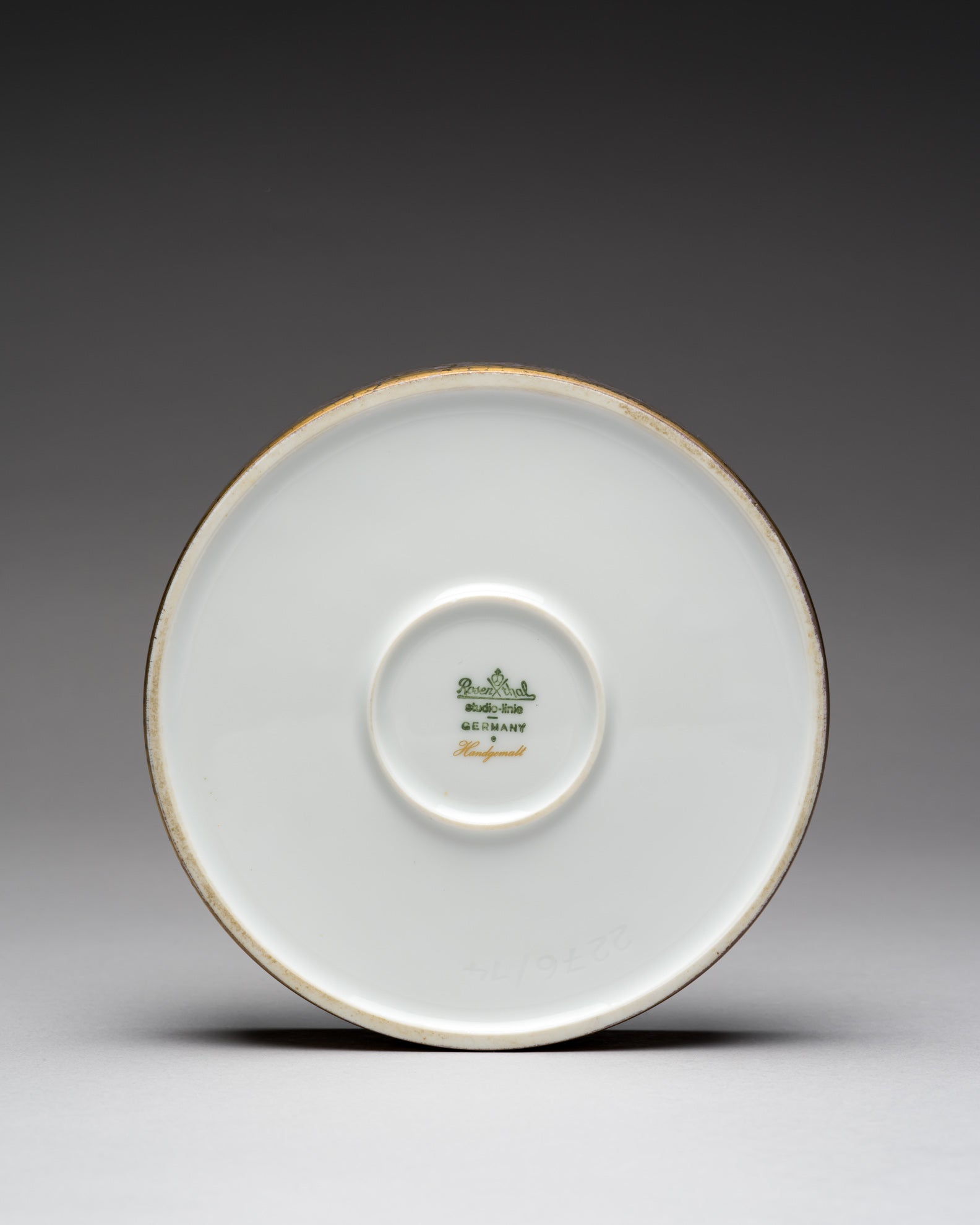 Goldfeuer Porcelain 5 Piece Set – Helmut Drexler for Rosenthal, 1980s–1990s
