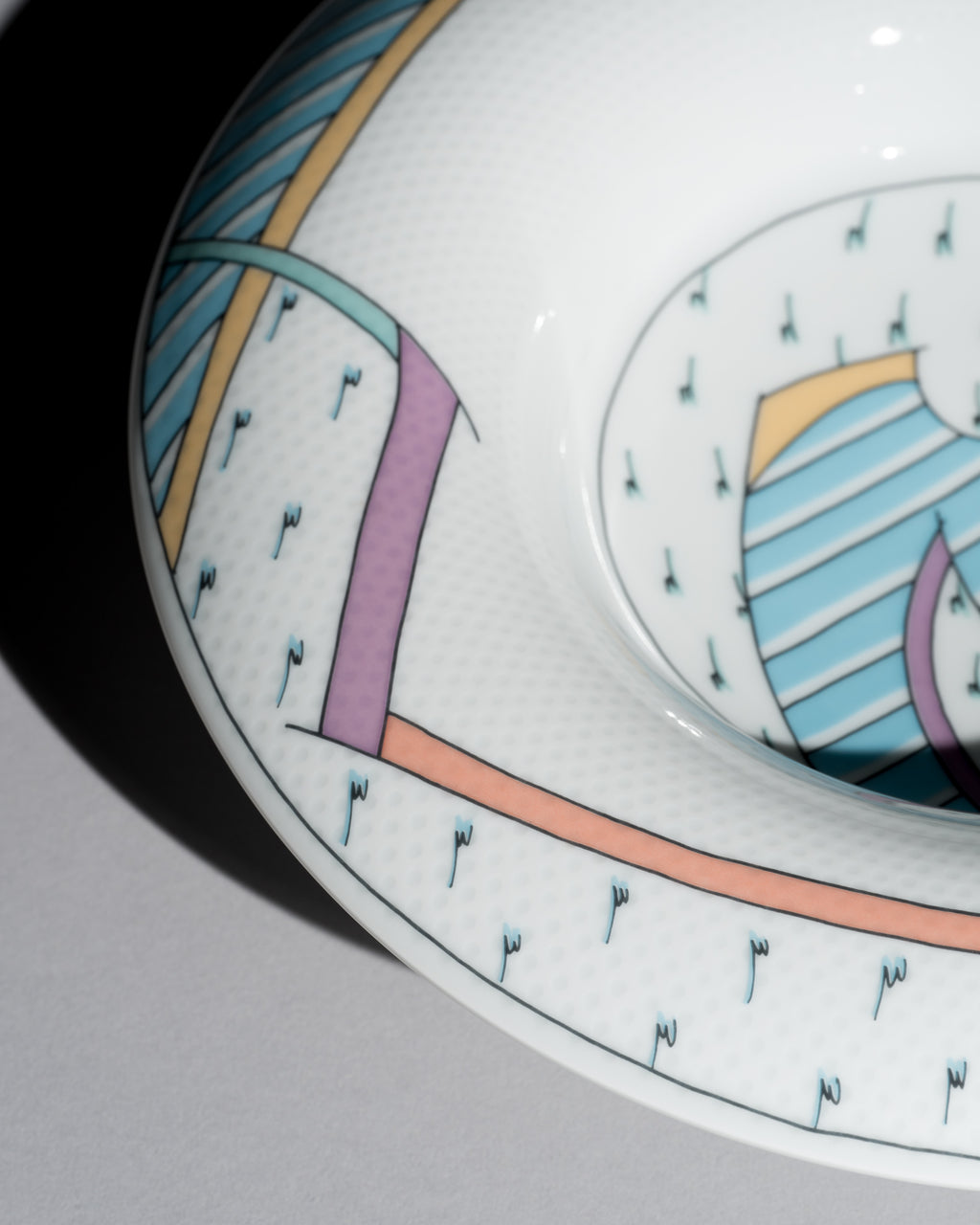 Century New Wave Vase & Bowl Set – Tapio Wirkkala & Dorothy Hafner for Rosenthal, 1980s
