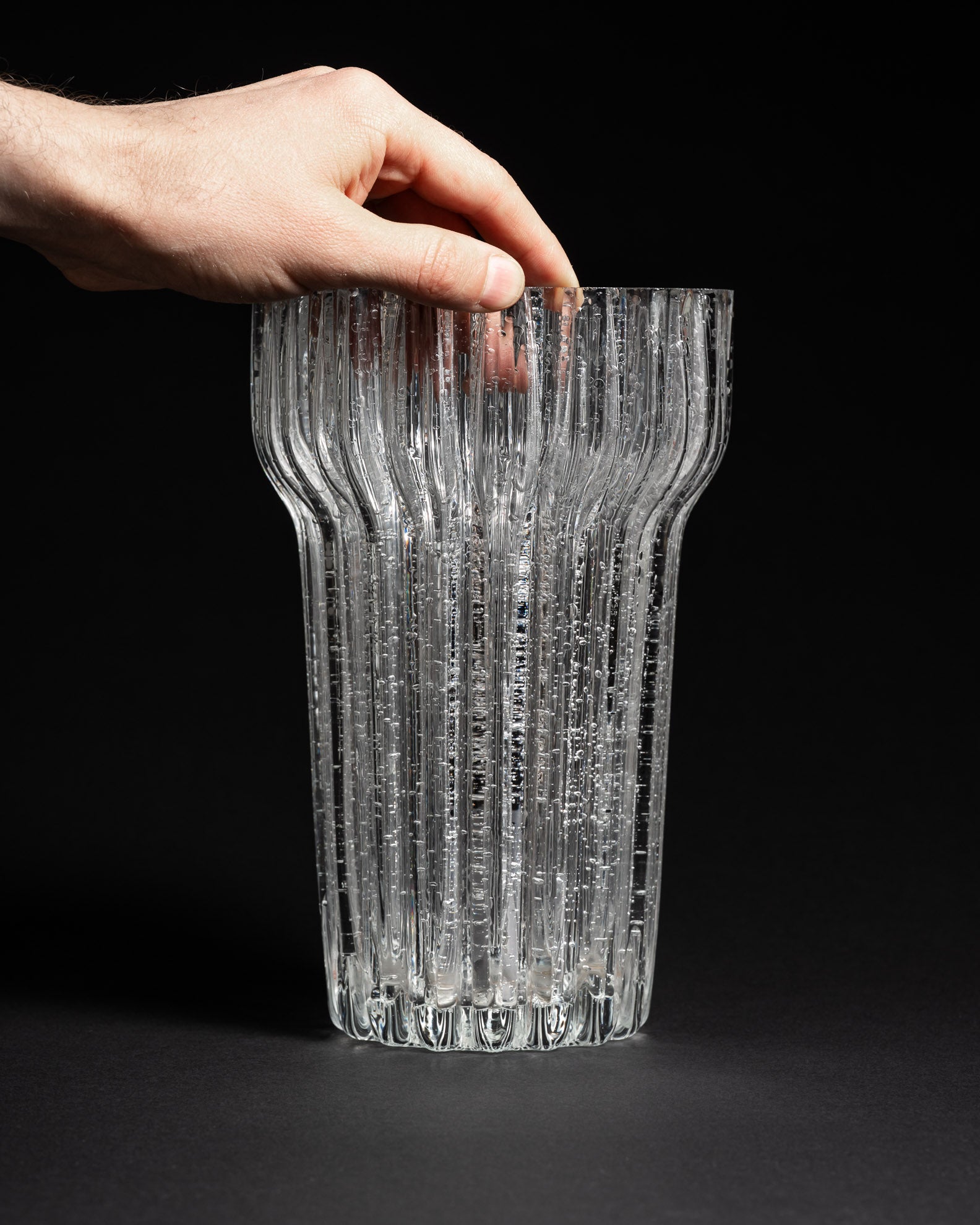 Glass Vase – Glashütte Limburg, 1960s–1970s
