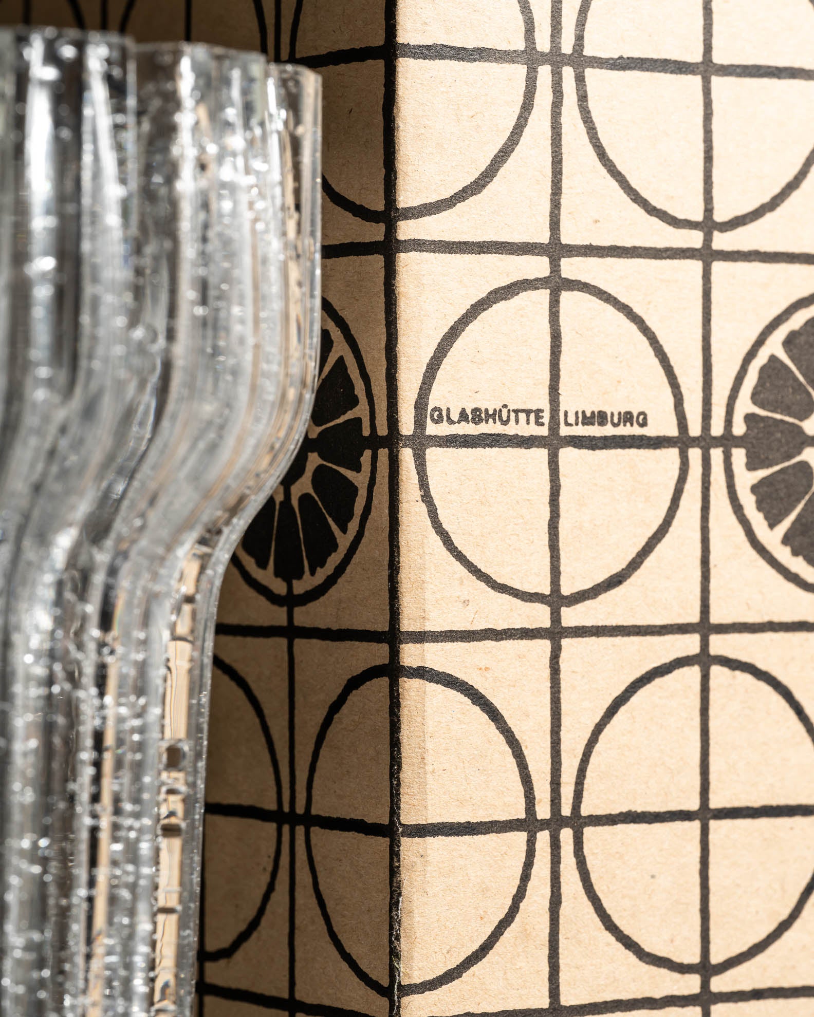 Glass Vase – Glashütte Limburg, 1960s–1970s