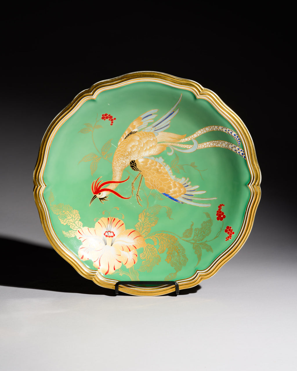 Chippendale Porcelain Bowl with Paradise Bird Décor - Rosenthal, Germany, circa 1960s