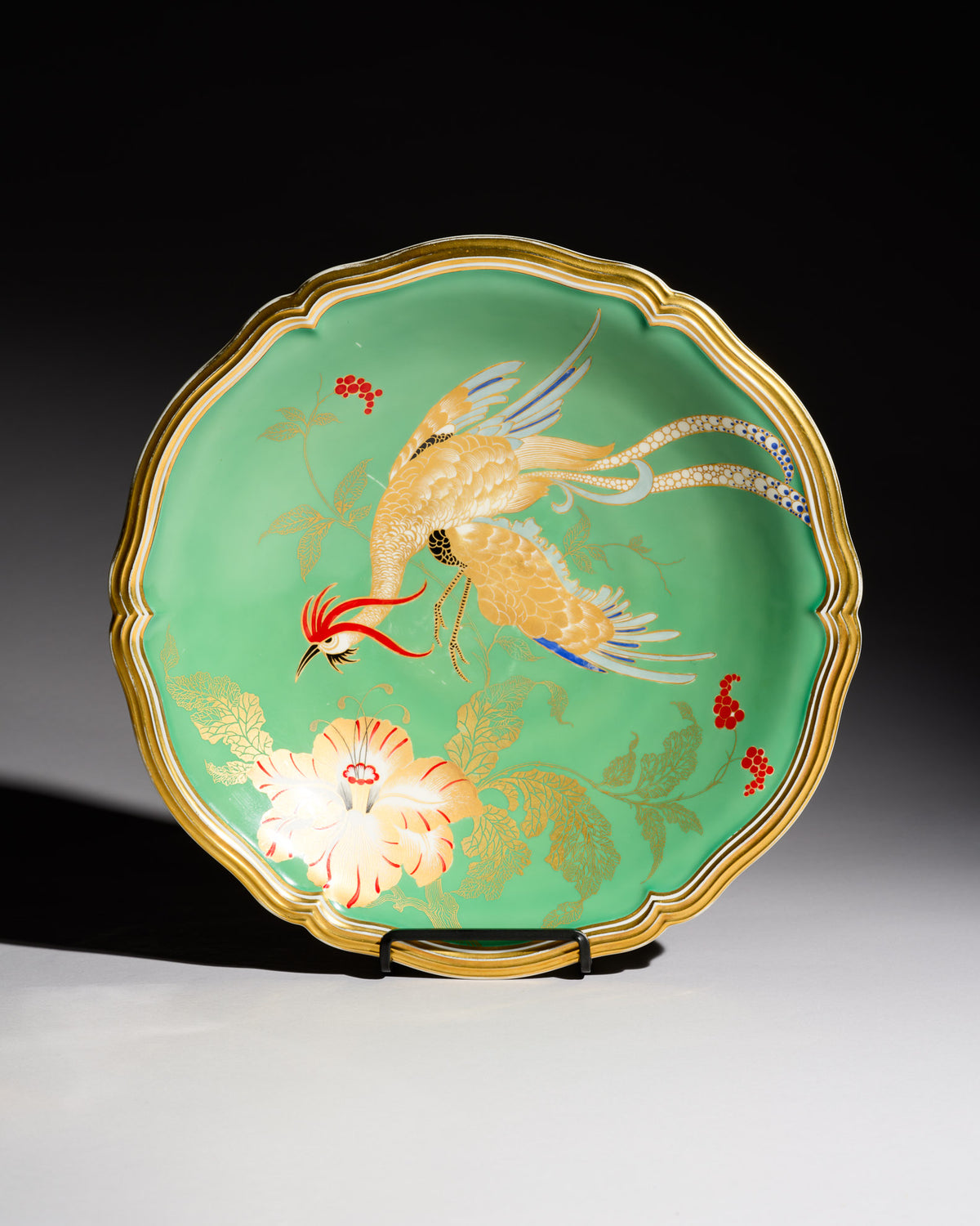 Chippendale Porcelain Bowl with Paradise Bird Décor - Rosenthal, Germany, circa 1960s