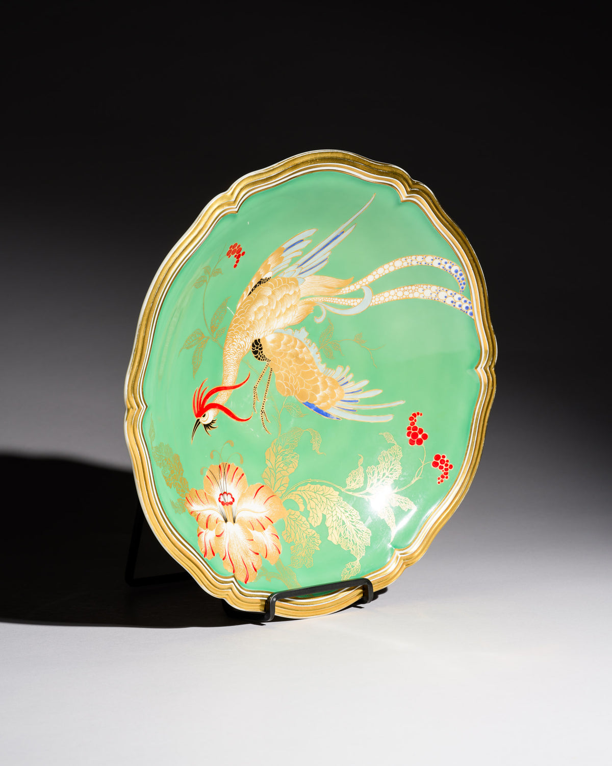 Chippendale Porcelain Bowl with Paradise Bird Décor - Rosenthal, Germany, circa 1960s