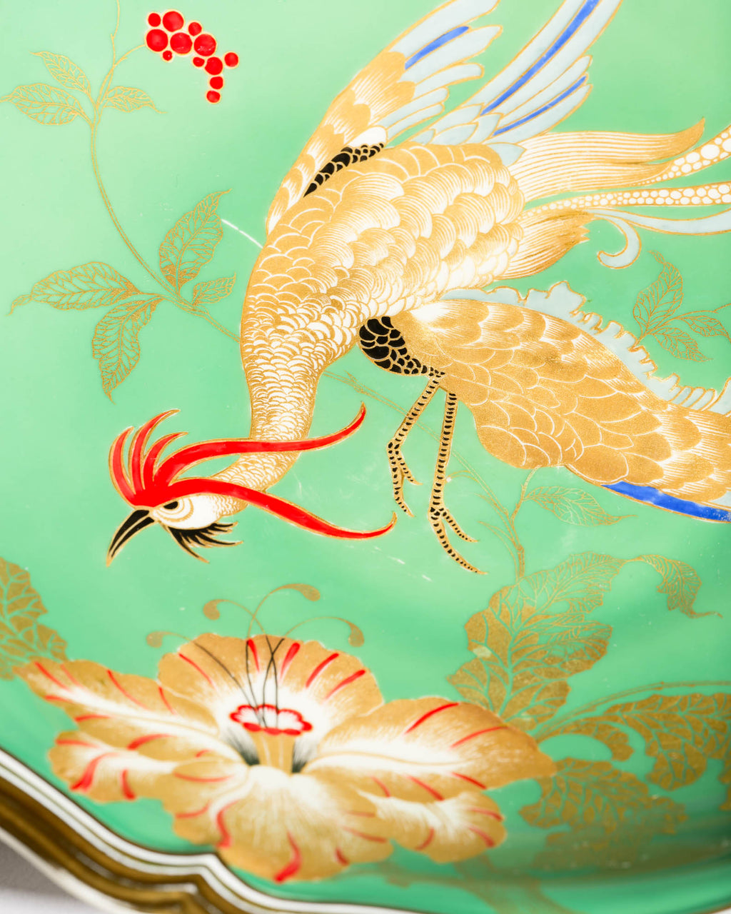 Chippendale Porcelain Bowl with Paradise Bird Décor - Rosenthal, Germany, circa 1960s