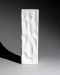 Op-Art Bisque Porcelain Floor Vase – Martin Freyer for Rosenthal, 1976