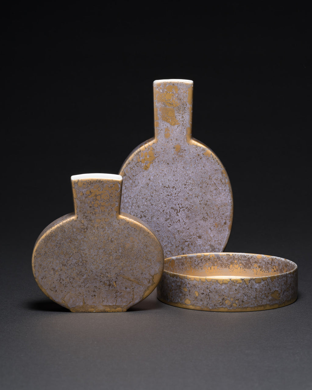 Goldfeuer Trio – Helmut Drexler & Rosemonde Nairac for Rosenthal, 1986–1987