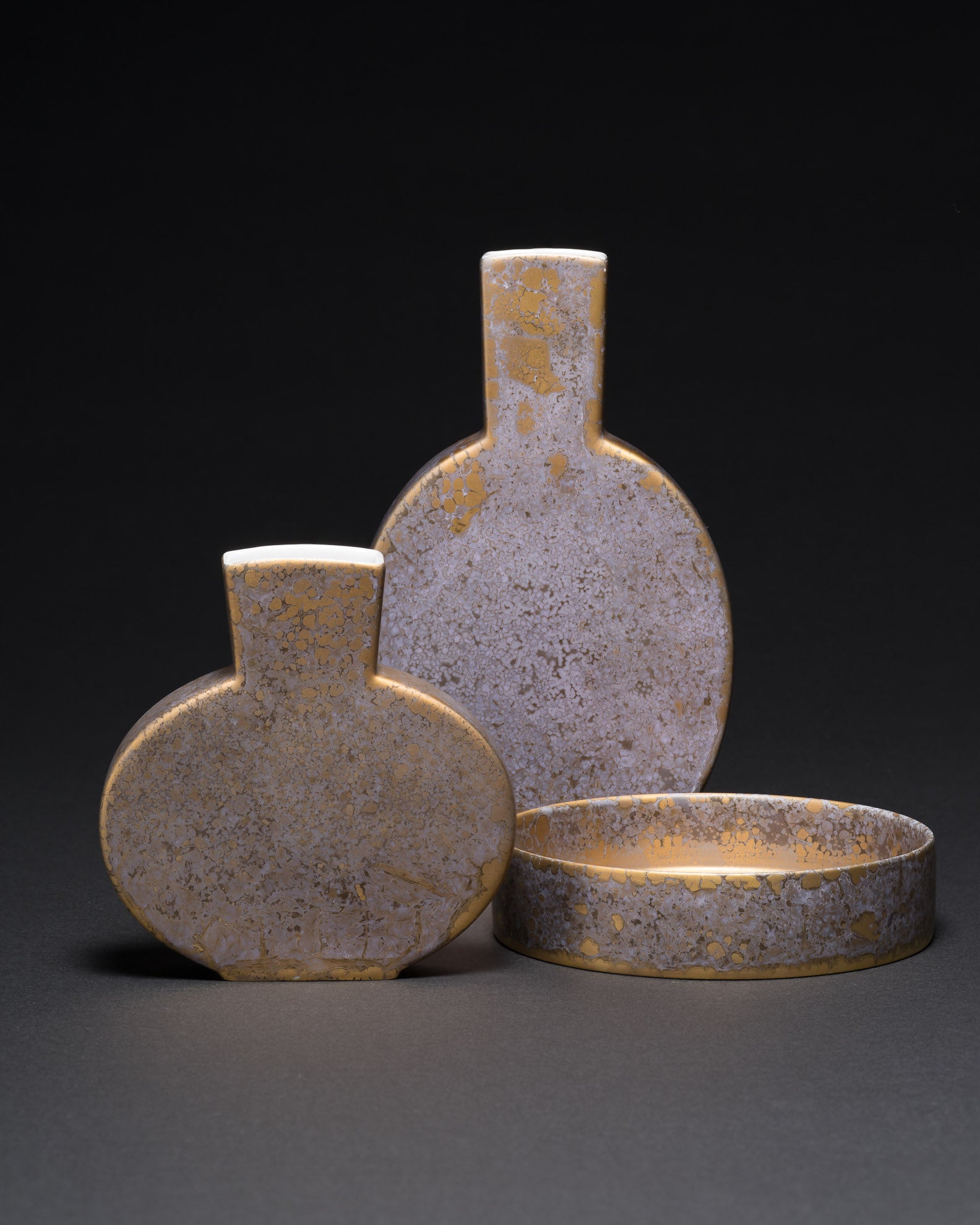 Goldfeuer Trio – Helmut Drexler & Rosemonde Nairac for Rosenthal, 1986–1987