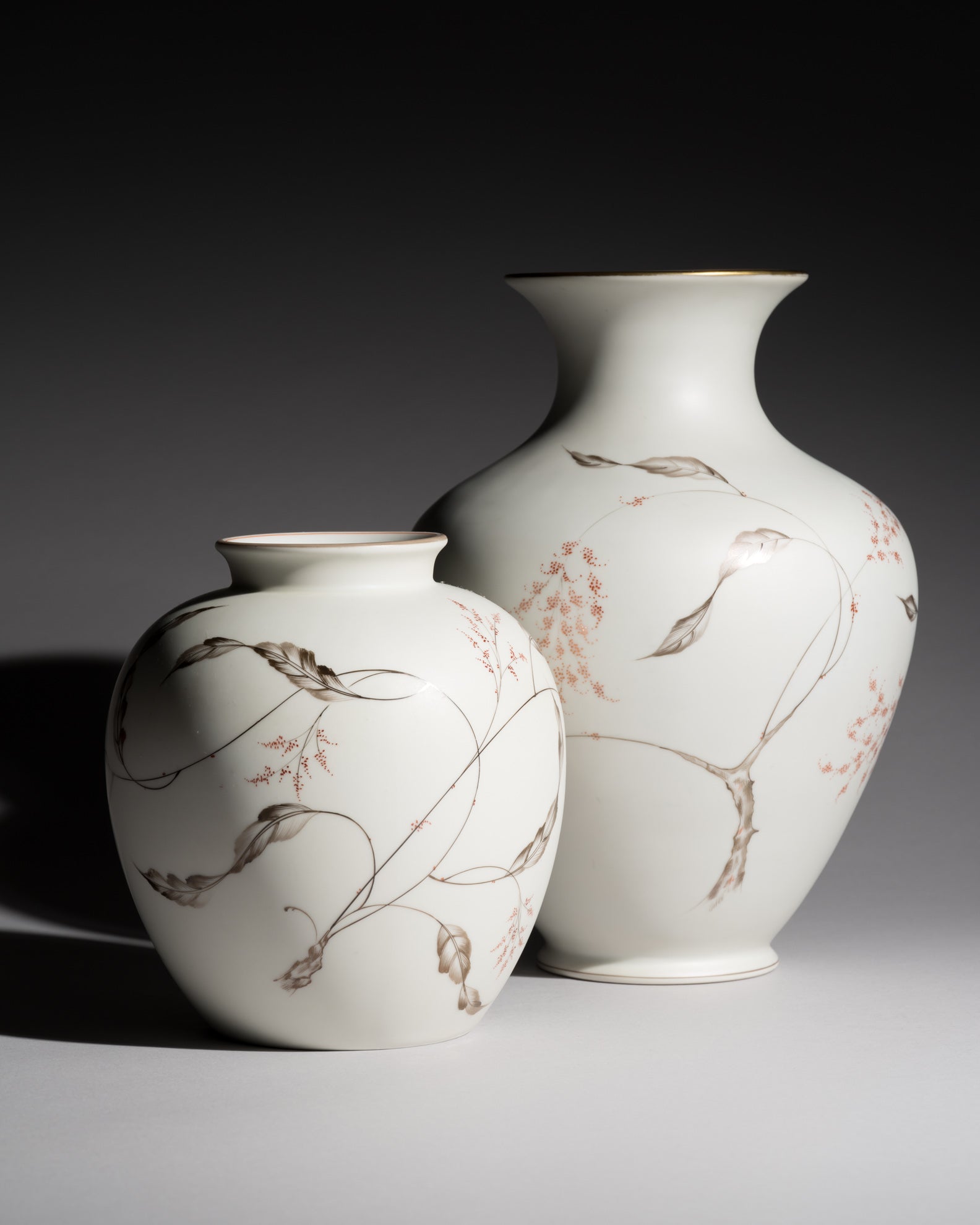 Elegant Vases Duo – Fritz von Stockmayer for Rosenthal, 30s-40s