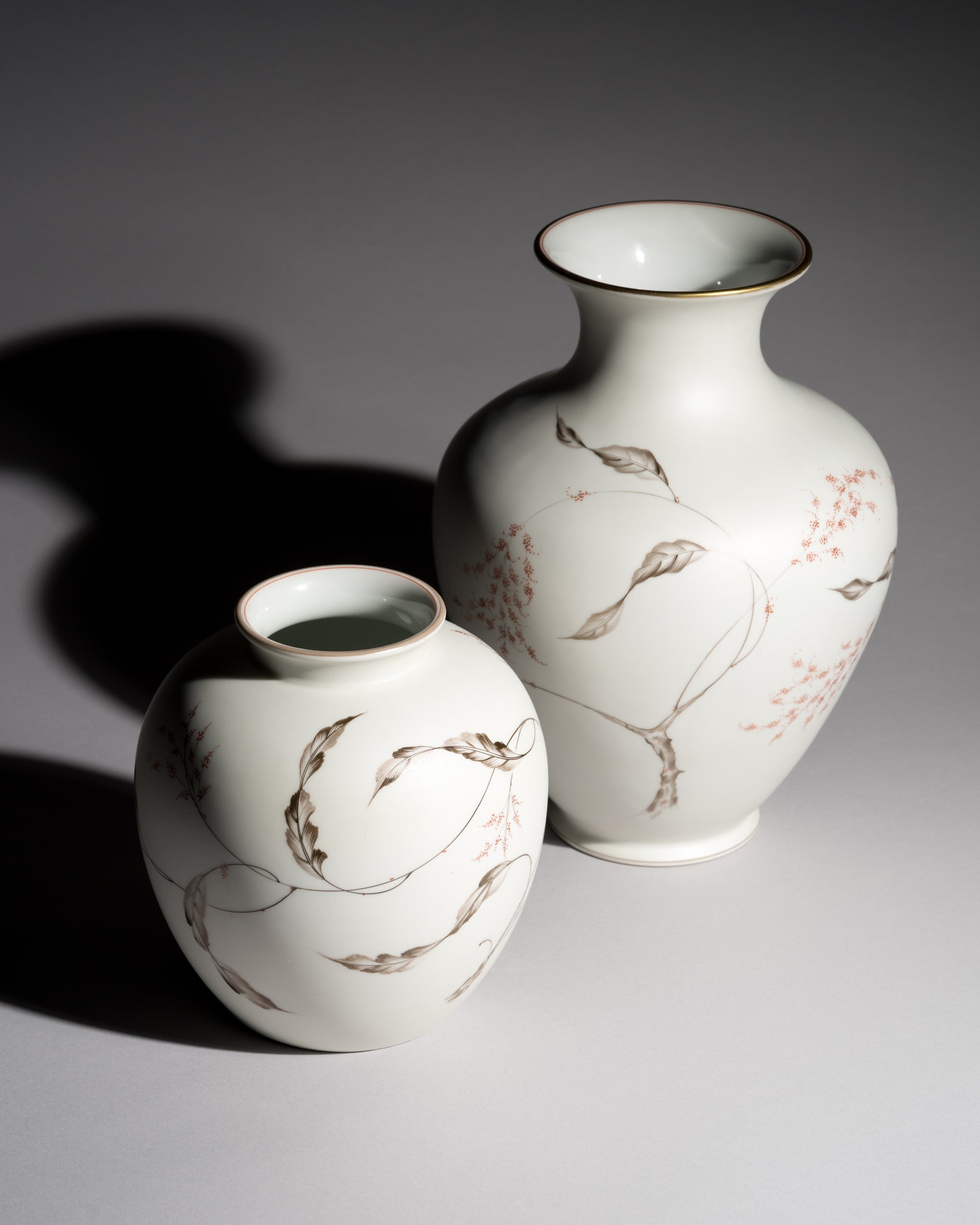 Elegant Vases Duo – Fritz von Stockmayer for Rosenthal, 30s-40s