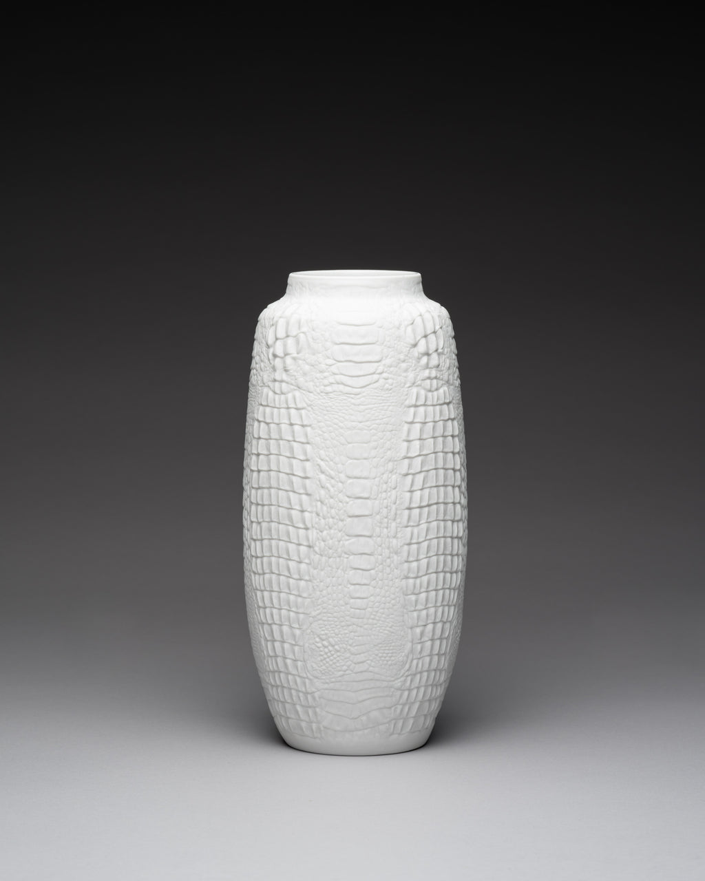 Reptile Relief Biscuit Porcelain Vase - Manfred Frey for AK Kaiser, 1970s