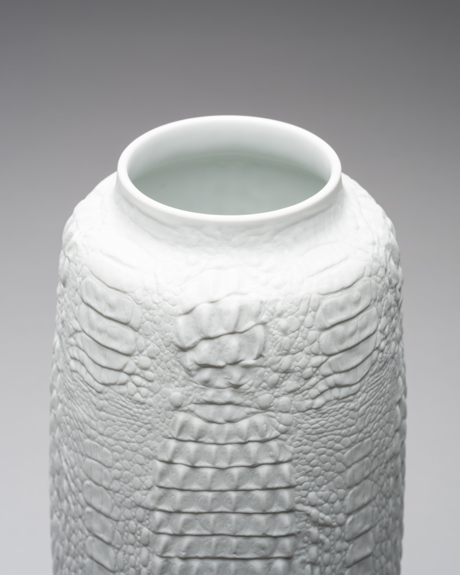 Reptile Relief Vase Duo – AK Kaiser, 1970s–1980s