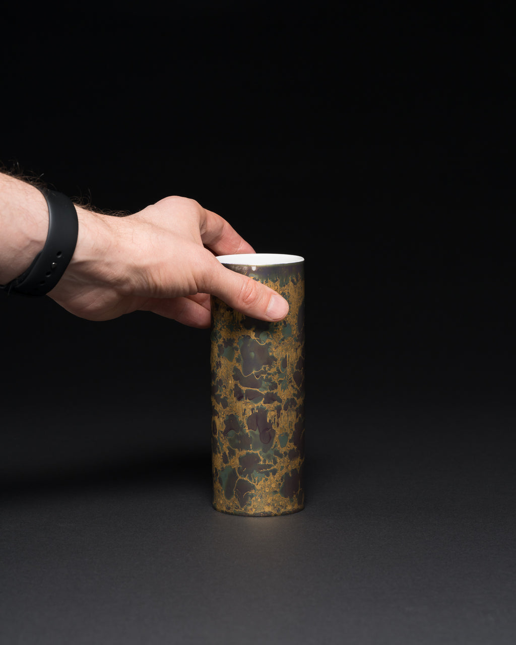 “Lamina Grün” Vase Pair – Hans Wohlrab & Helmut Drexler for Rosenthal, 1970s