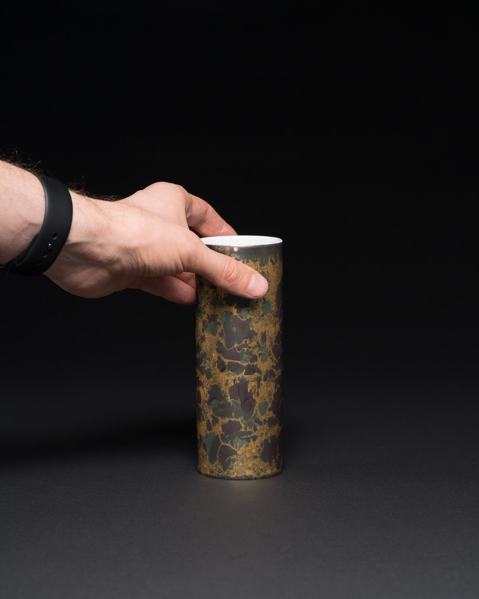 “Lamina Grün” Vase Pair – Hans Wohlrab & Helmut Drexler for Rosenthal, 1970s