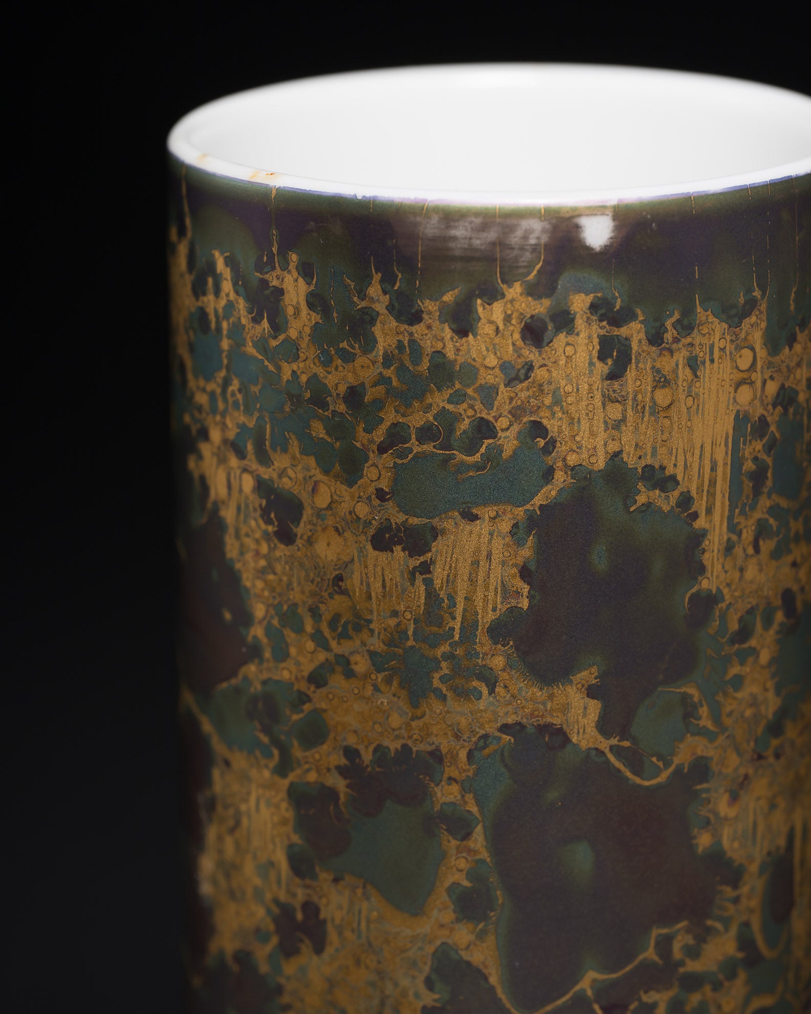 “Lamina Grün” Vase Pair – Hans Wohlrab & Helmut Drexler for Rosenthal, 1970s