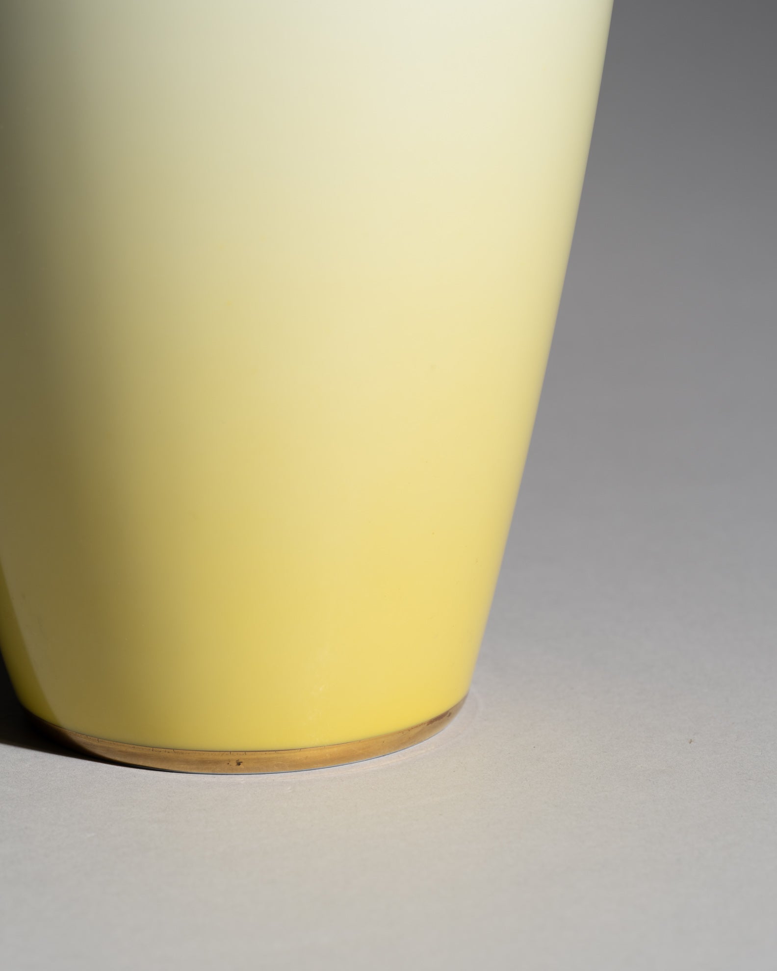 Yellow Gradient Porcelain Vase – Rosenthal, 1956