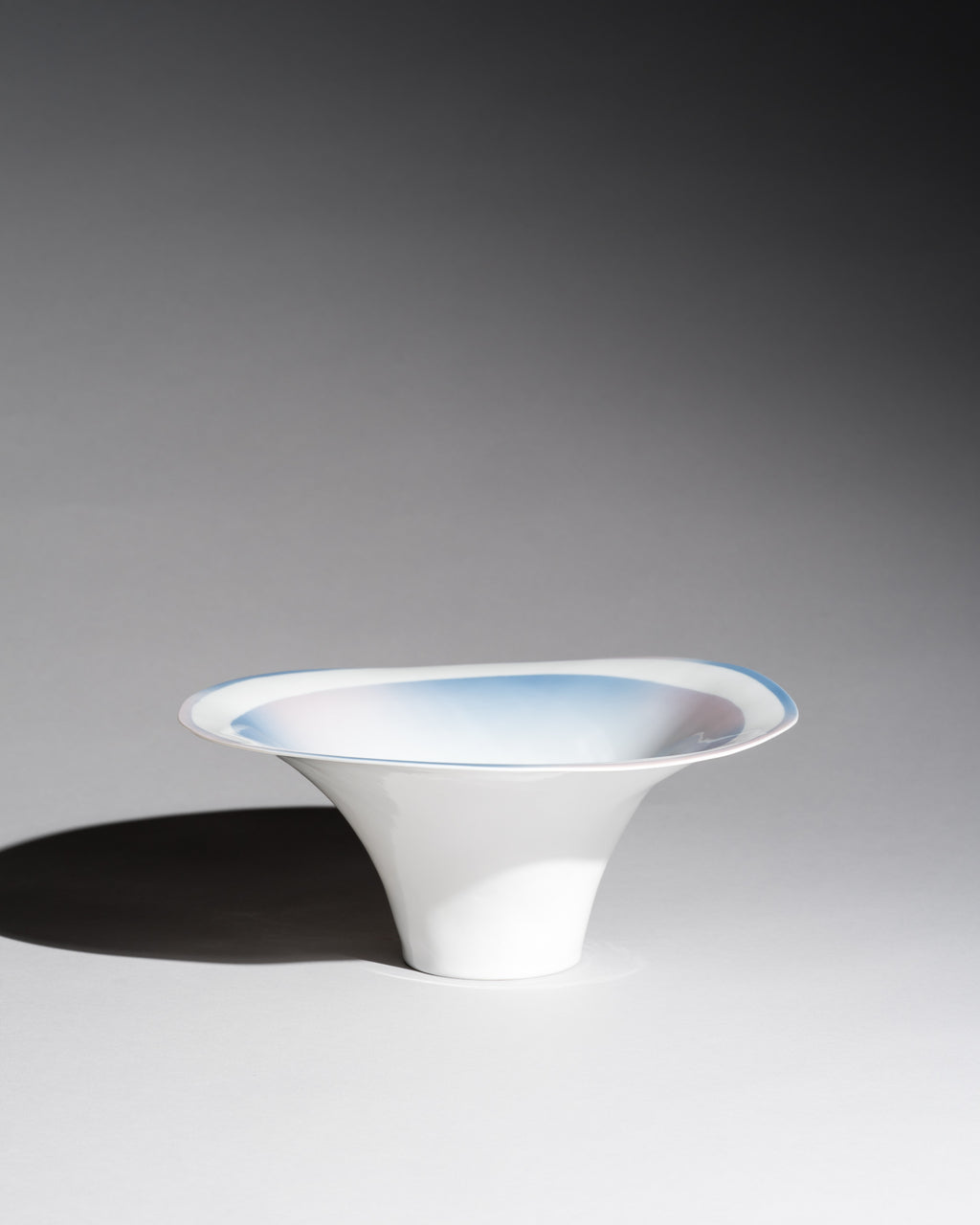 Pastel Papierporzellan Bowl – Johan van Loon for Rosenthal, 1981