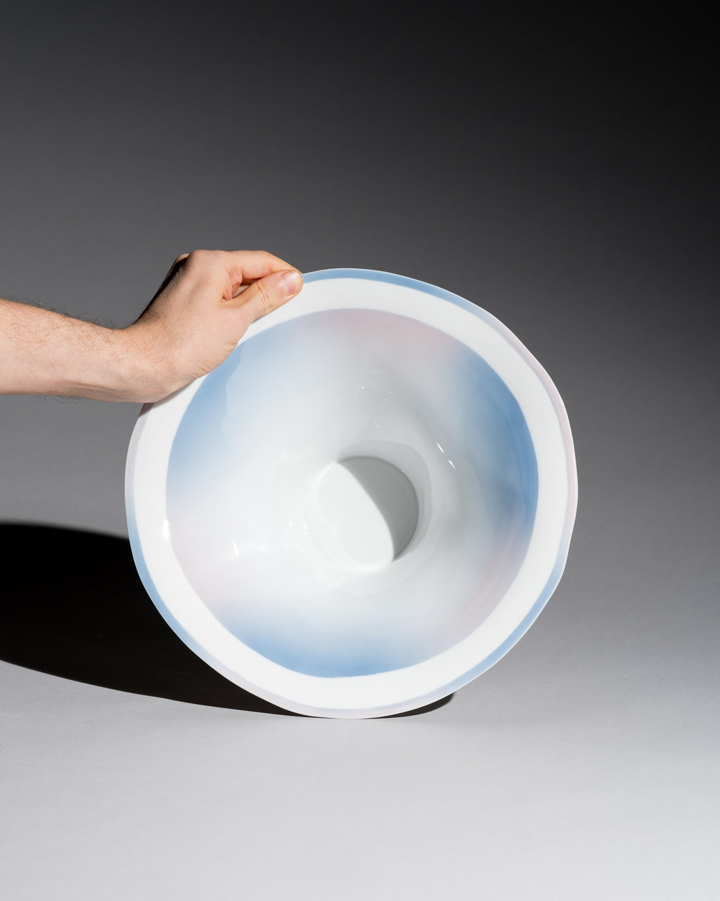 Pastel Papierporzellan Bowl – Johan van Loon for Rosenthal, 1981