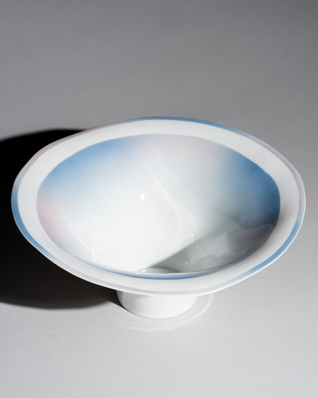 Pastel Papierporzellan Bowl – Johan van Loon for Rosenthal, 1981