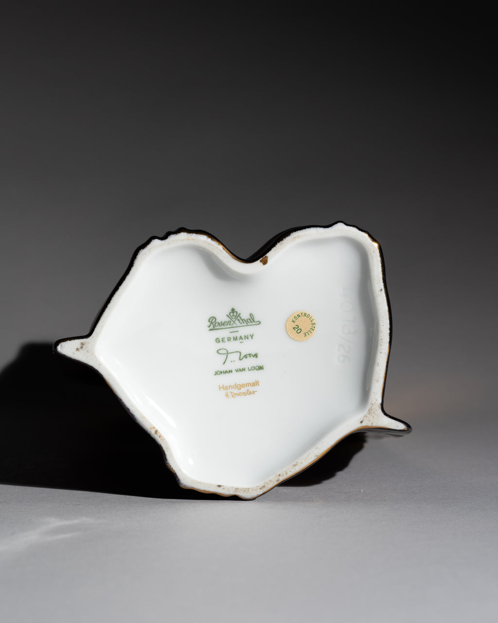 Iridescent Porcelain Vase Duo – Johan van Loon & Helmut Drexler for Rosenthal, 1990s