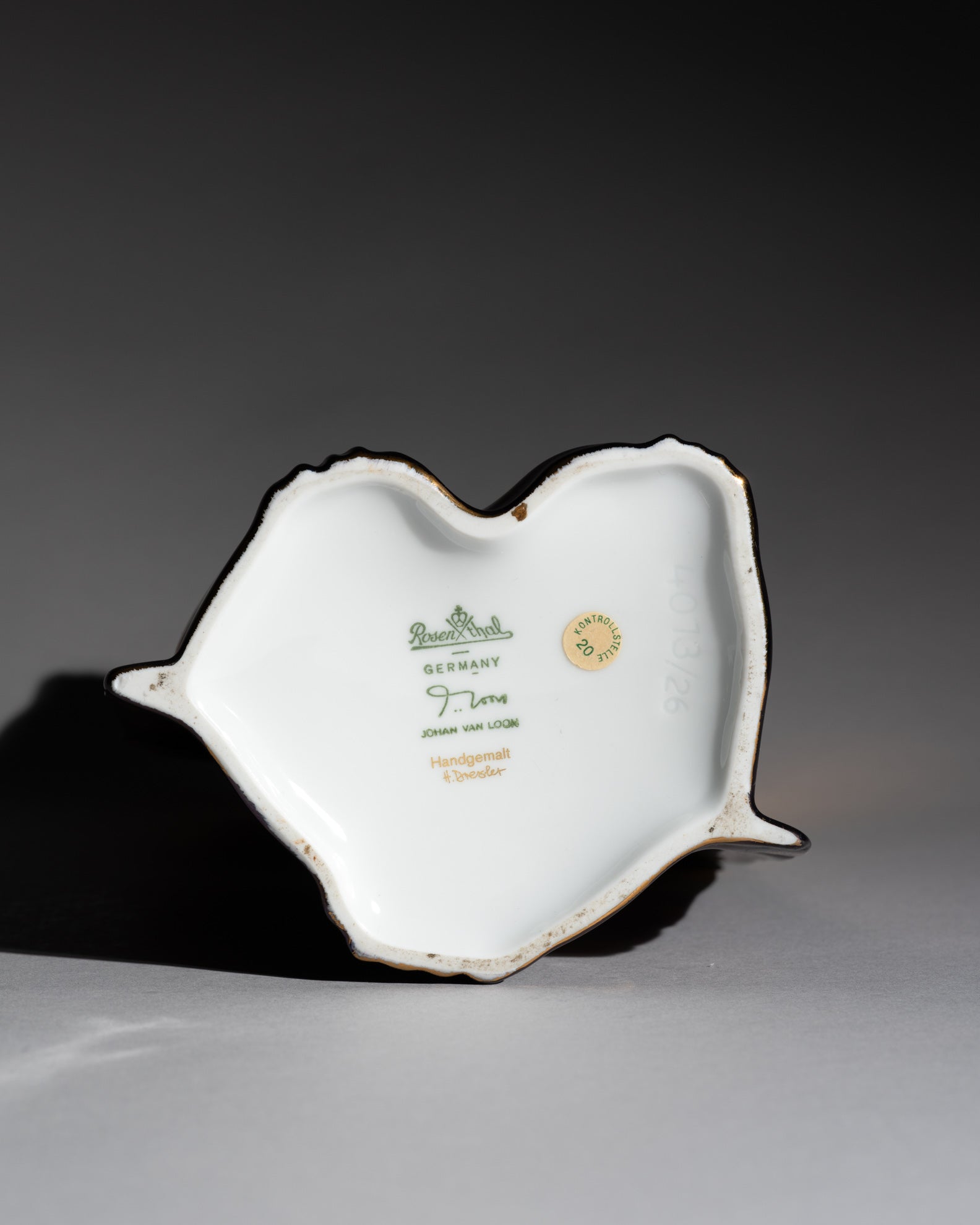 Iridescent Porcelain Vase Duo – Johan van Loon & Helmut Drexler for Rosenthal, 1990s