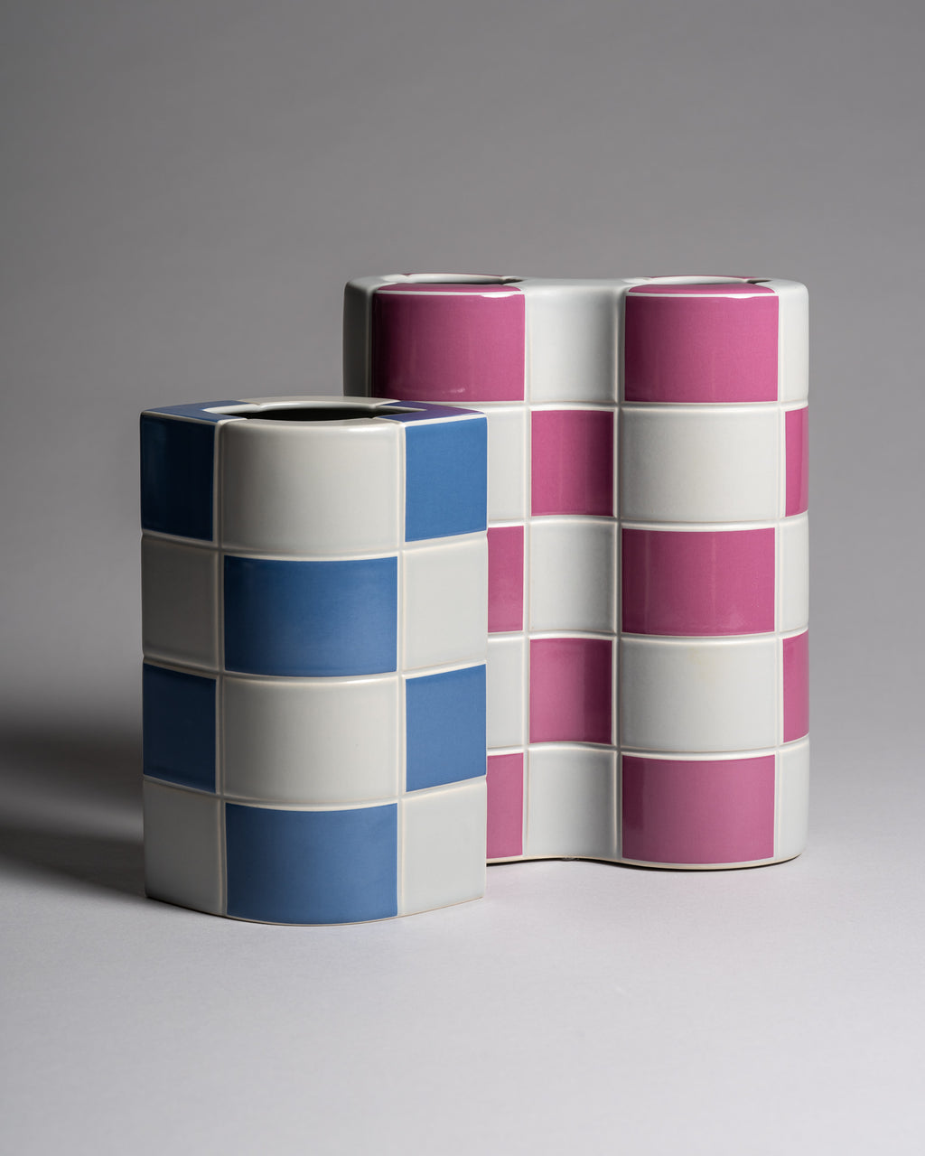 Ceramic Vase Duo – Jan van der Vaart for Rosenthal, 1980s