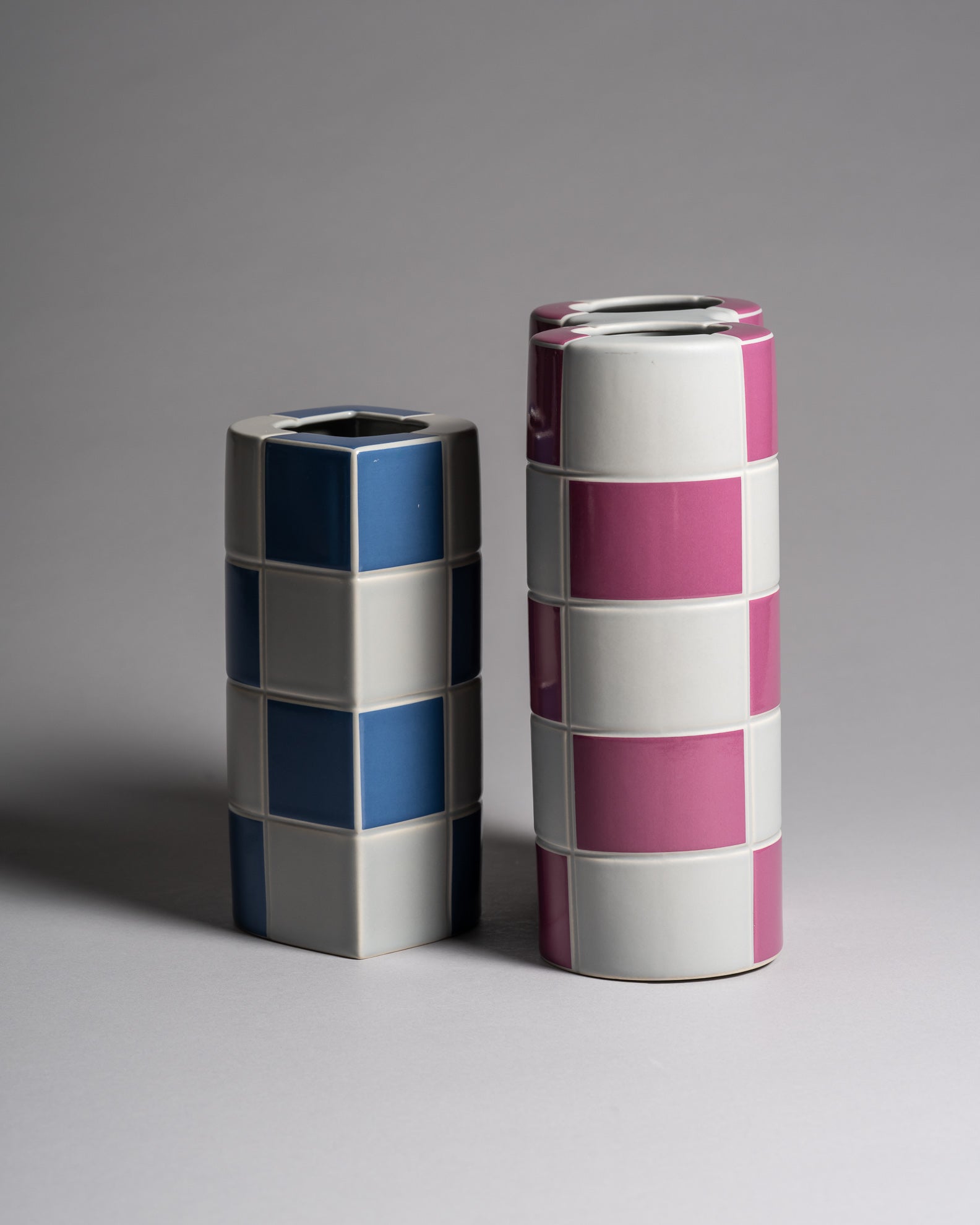 Ceramic Vase Duo – Jan van der Vaart for Rosenthal, 1980s