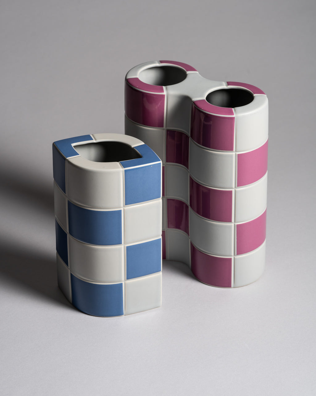 Ceramic Vase Duo – Jan van der Vaart for Rosenthal, 1980s