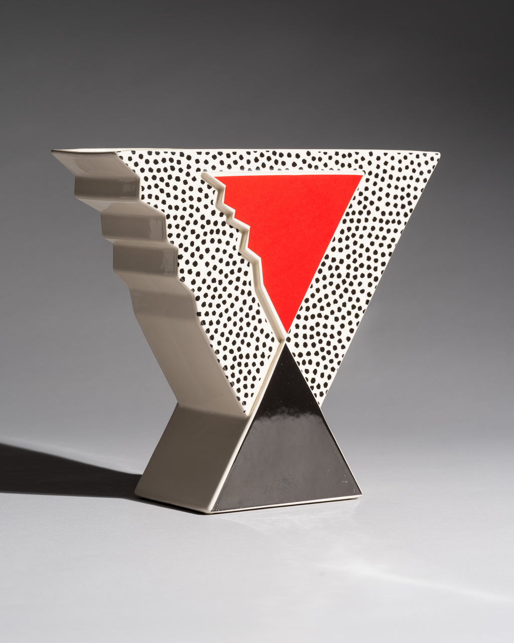 Postmodern Ceramic Vase – Ambrogio Pozzi for Arte Ceramica Romana, Italy, 1987