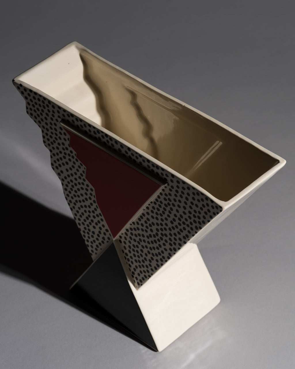 Postmodern Ceramic Vase – Ambrogio Pozzi for Arte Ceramica Romana, Italy, 1987