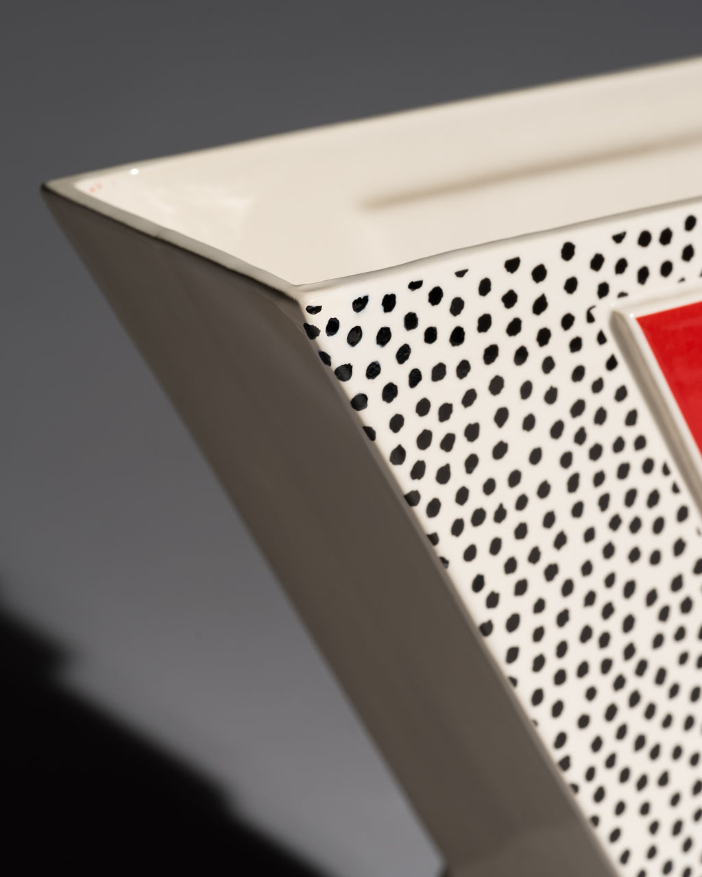 Postmodern Ceramic Vase – Ambrogio Pozzi for Arte Ceramica Romana, Italy, 1987