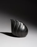 Black Matte Porcelain Vase - Uta Feyl for Rosenthal, 1980s