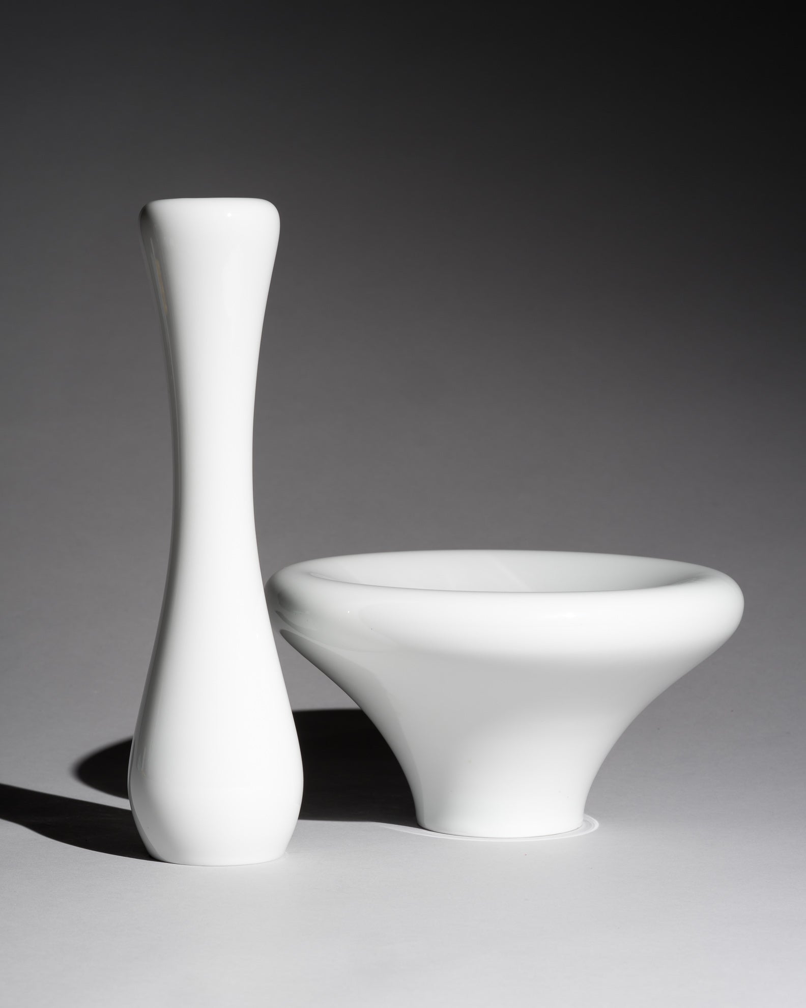 Baobab Vase & Bowl Porcelain Duo – Emmanuel Babled for Rosenthal, 2000s