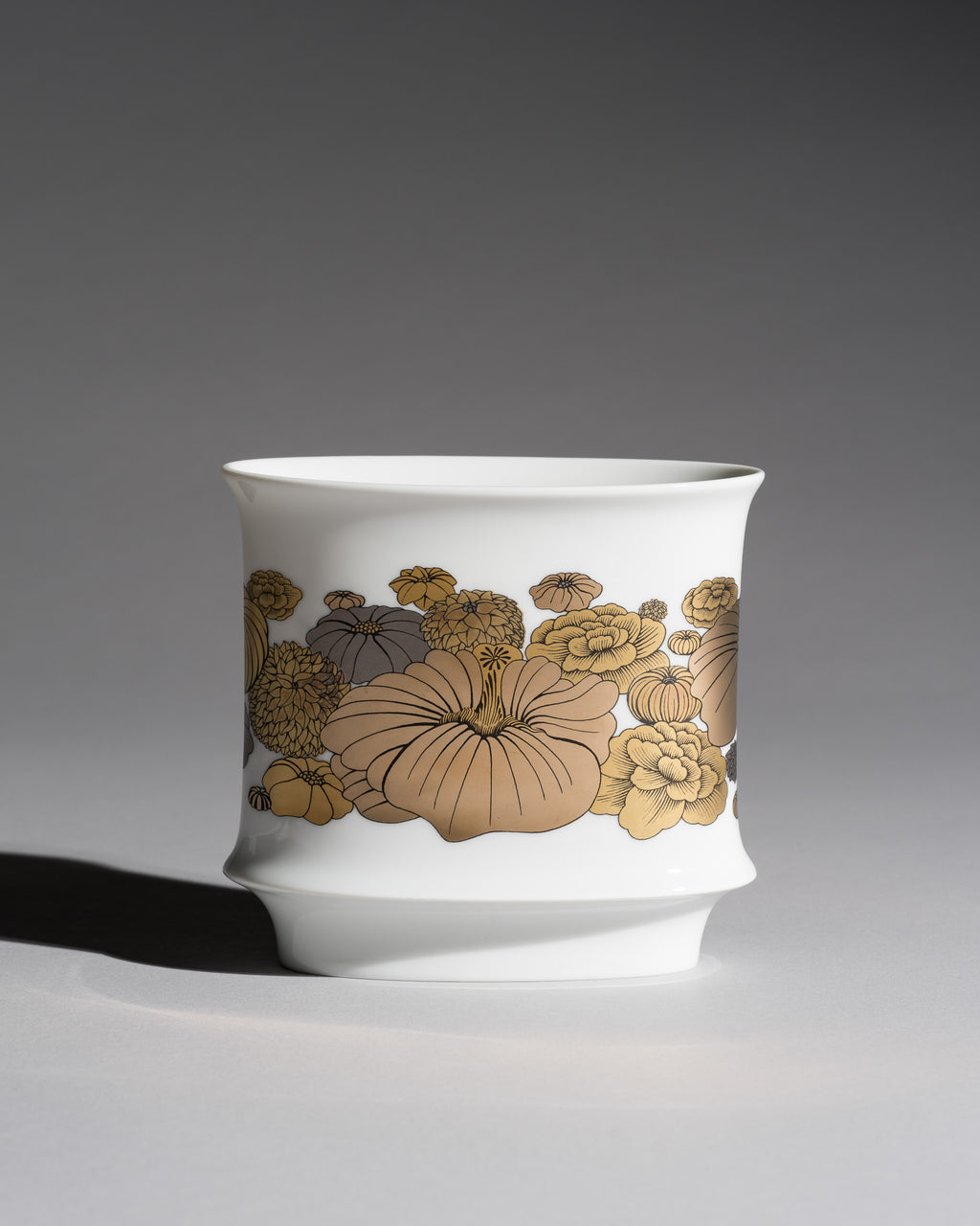 Floral Porcelain Vase – Tapio Wirkkala & Alain Le Foll for Rosenthal, 1970s