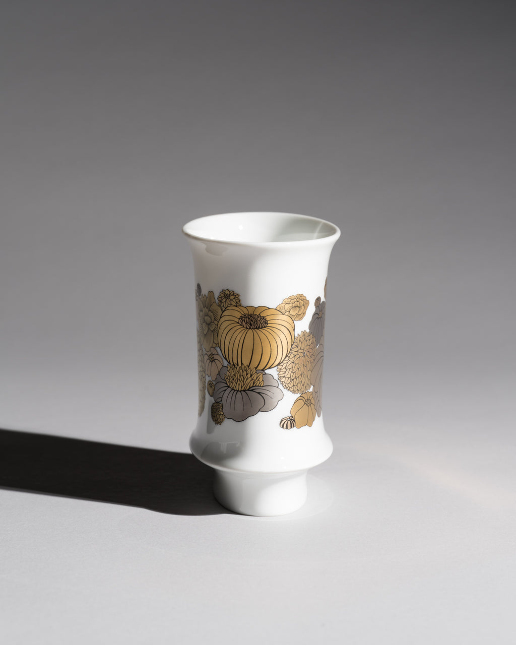 Floral Porcelain Vase – Tapio Wirkkala & Alain Le Foll for Rosenthal, 1970s