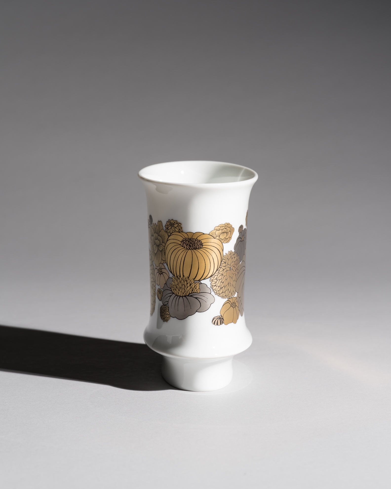 Floral Porcelain Vase – Tapio Wirkkala & Alain Le Foll for Rosenthal, 1970s