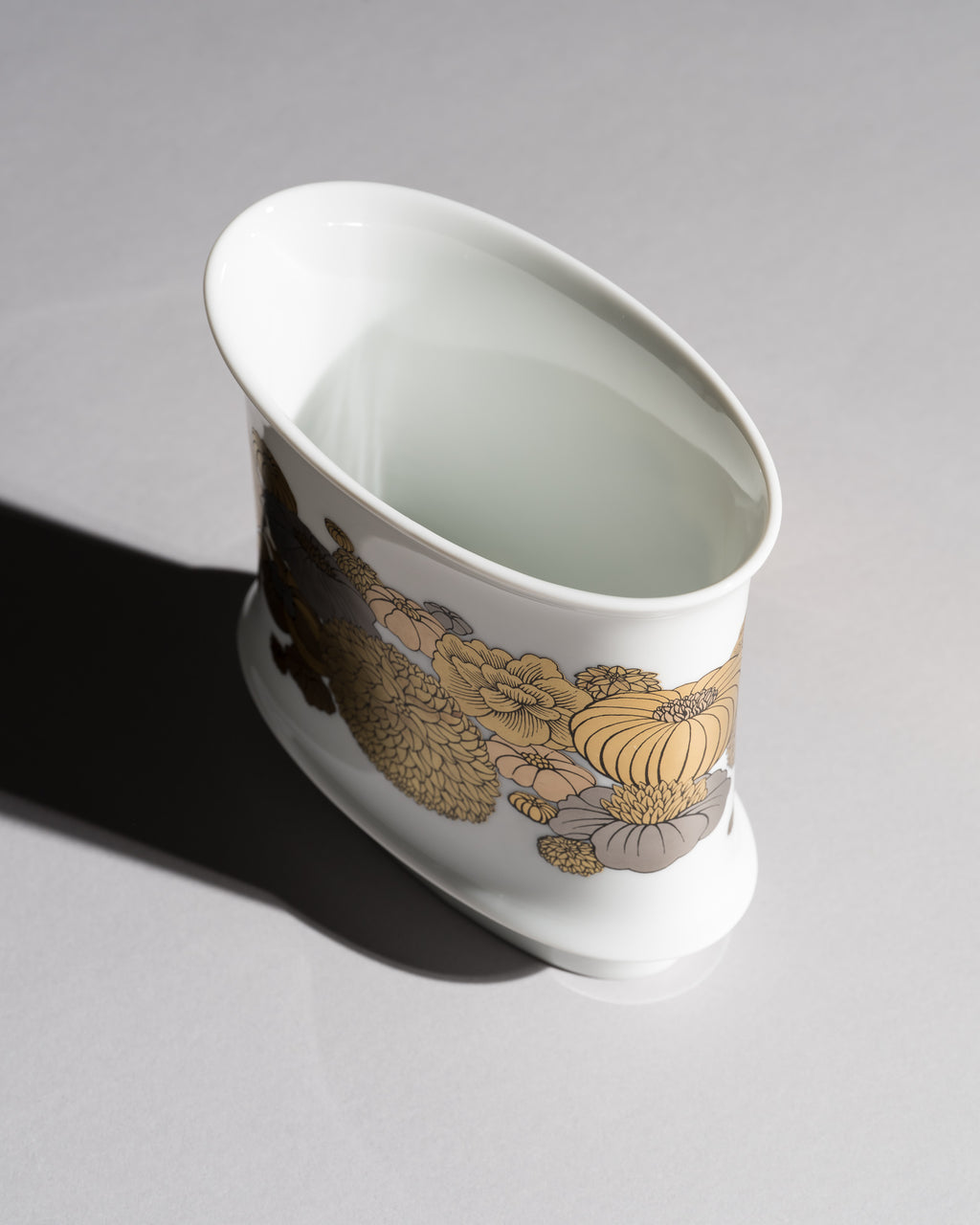 Floral Porcelain Vase – Tapio Wirkkala & Alain Le Foll for Rosenthal, 1970s