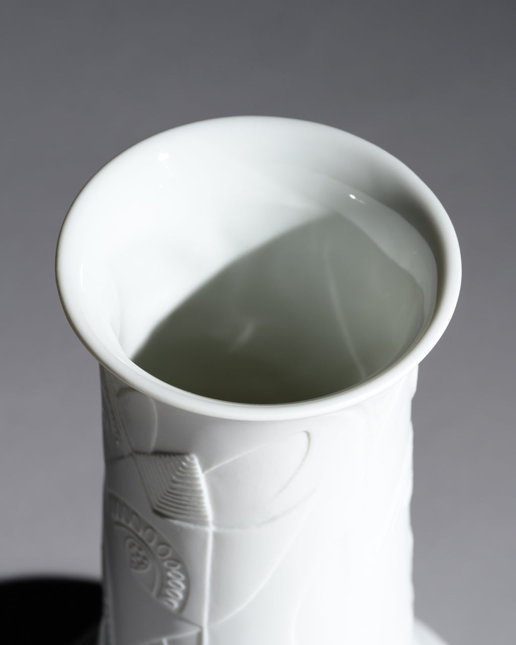 White Bisque Porcelain Trio – Cuno Fischer for Hutschenreuther, 1960s