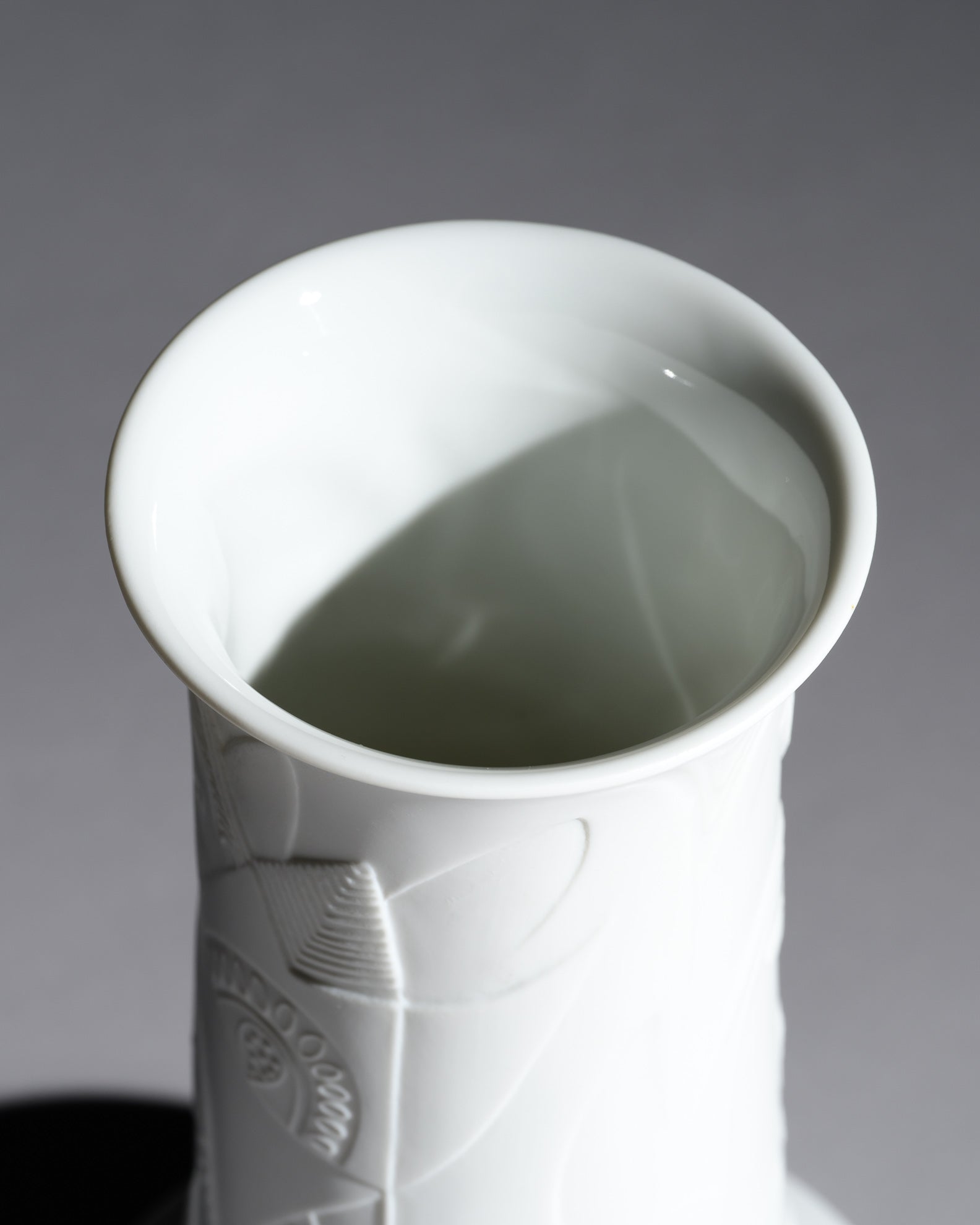 White Bisque Porcelain Trio – Cuno Fischer for Hutschenreuther, 1960s
