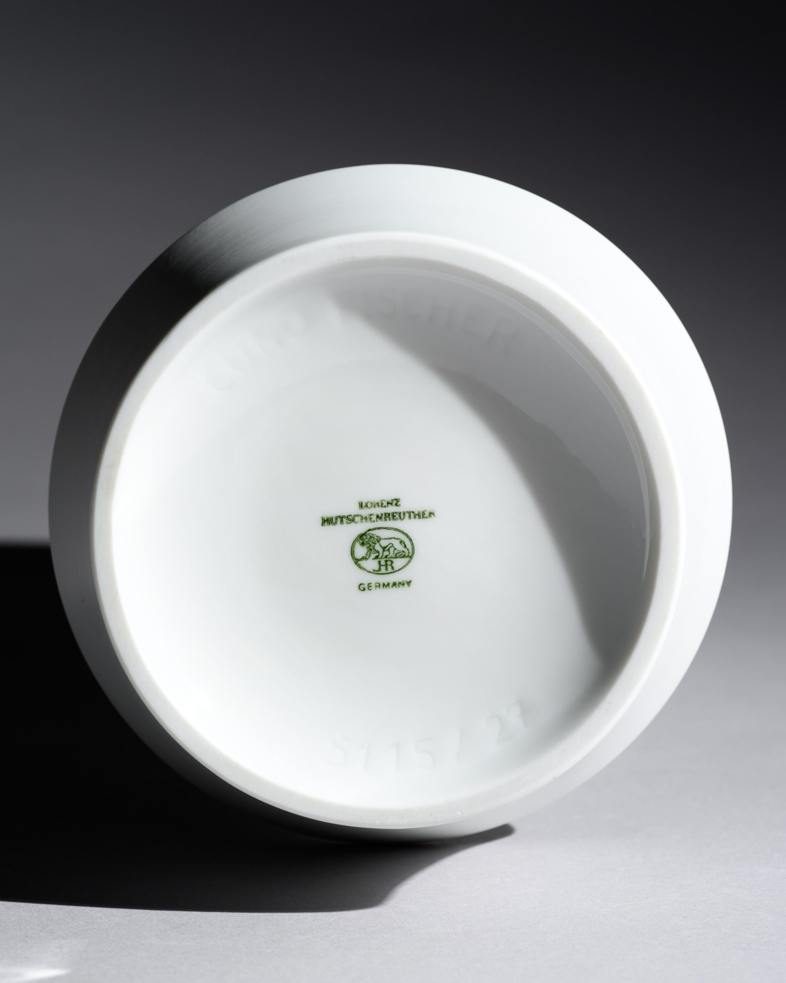 White Bisque Porcelain Trio – Cuno Fischer for Hutschenreuther, 1960s