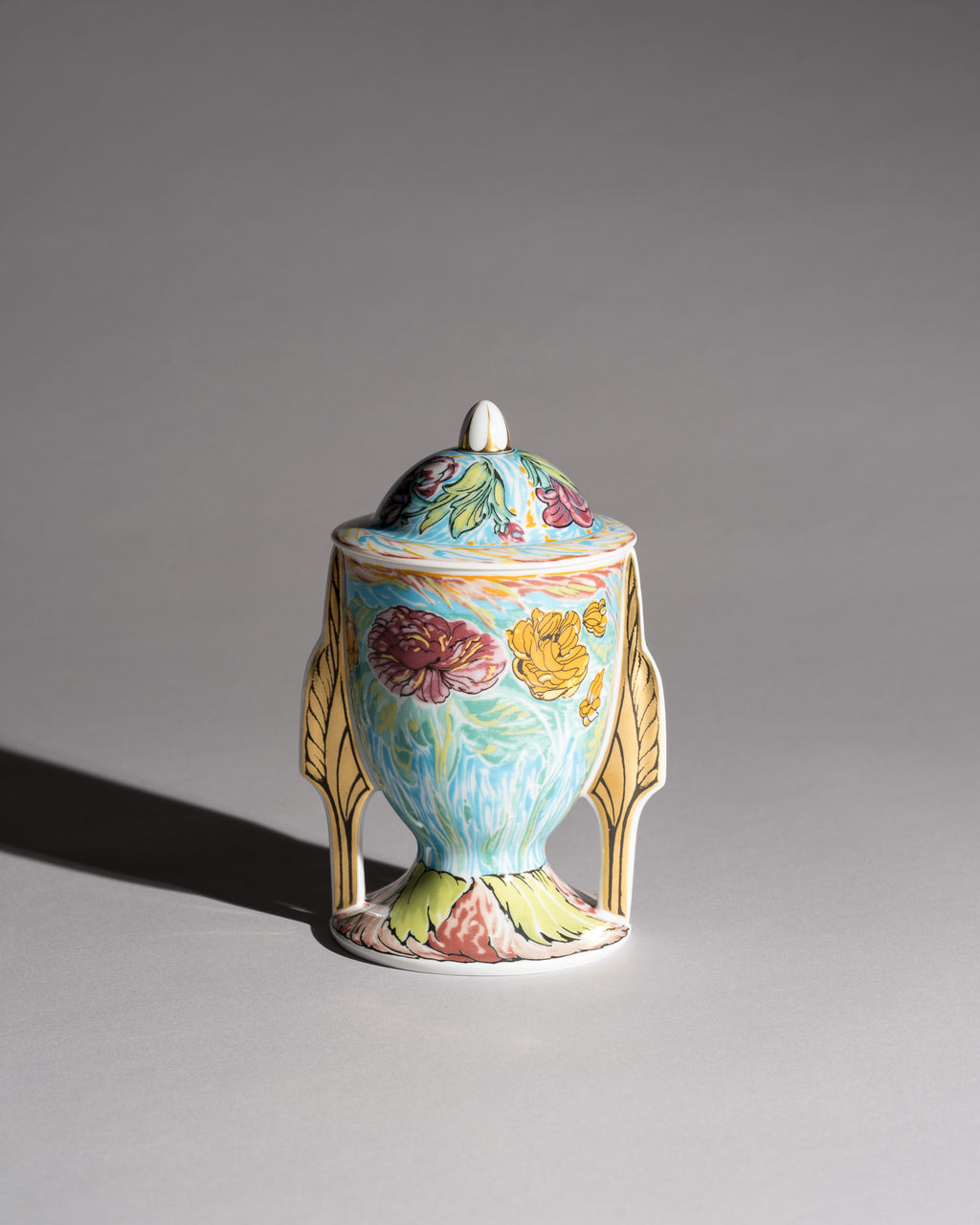 Porcelain Cup with Lid Künstlertasse No. 28 – Ernst Fuchs for Rosenthal, 1980