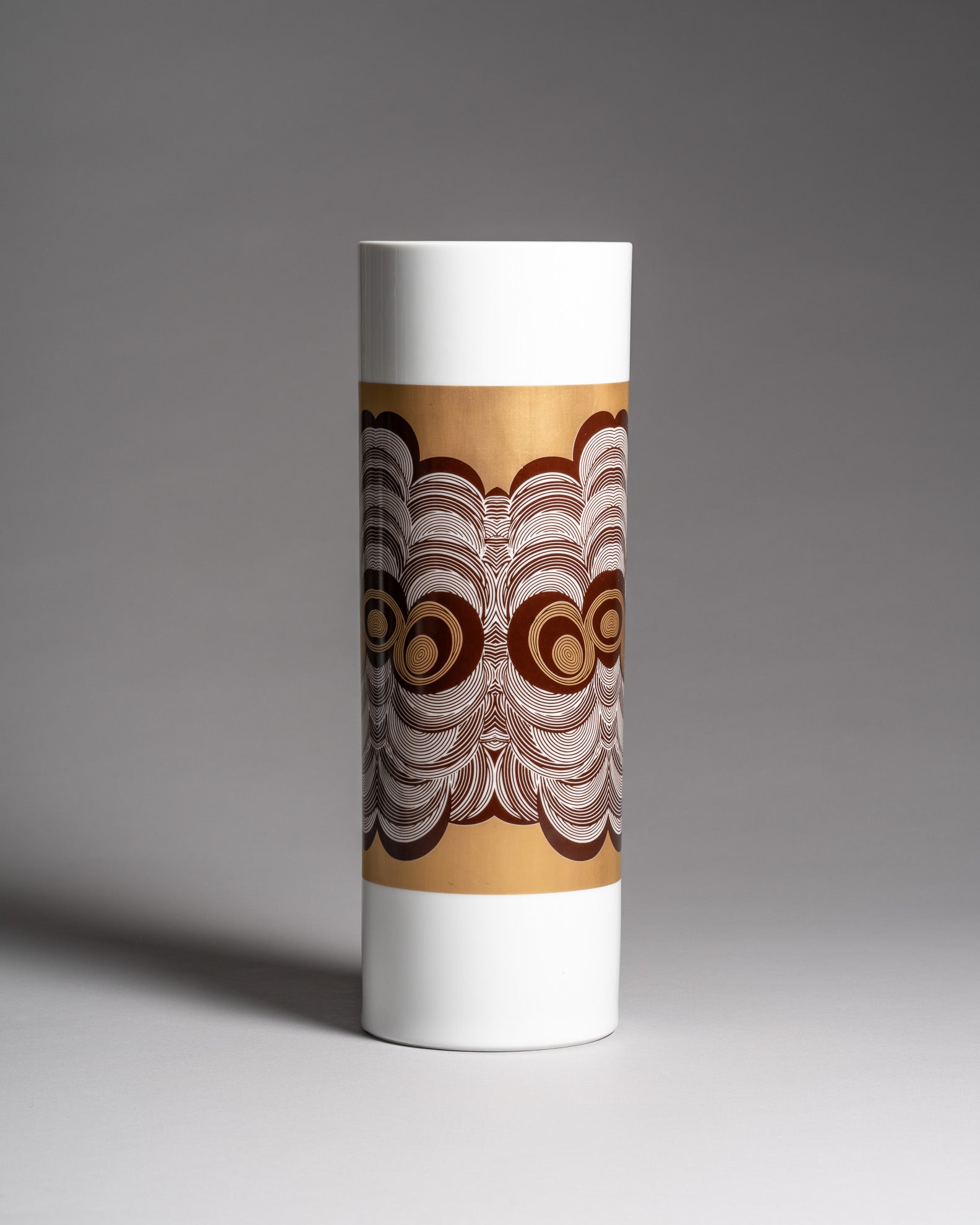 Op Art Porcelain Floor Vase – Krautheim & Adelberg, 1980s